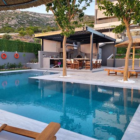 "Stergiou Luxury Apartment 2Nd Floor" Με Κοινη Πισινα Saronida Bagian luar foto