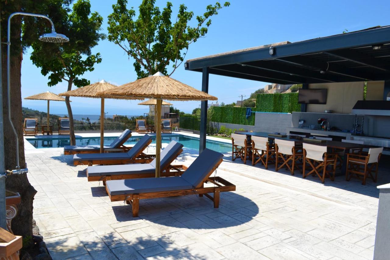 "Stergiou Luxury Apartment 2Nd Floor" Με Κοινη Πισινα Saronida Bagian luar foto