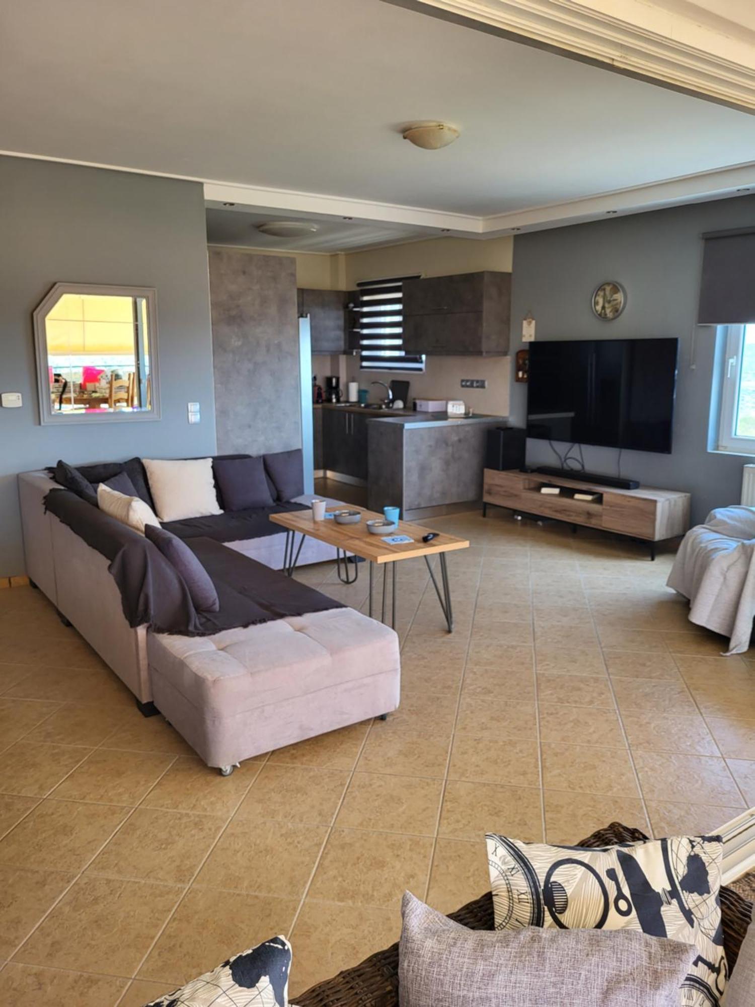 "Stergiou Luxury Apartment 2Nd Floor" Με Κοινη Πισινα Saronida Ruang foto