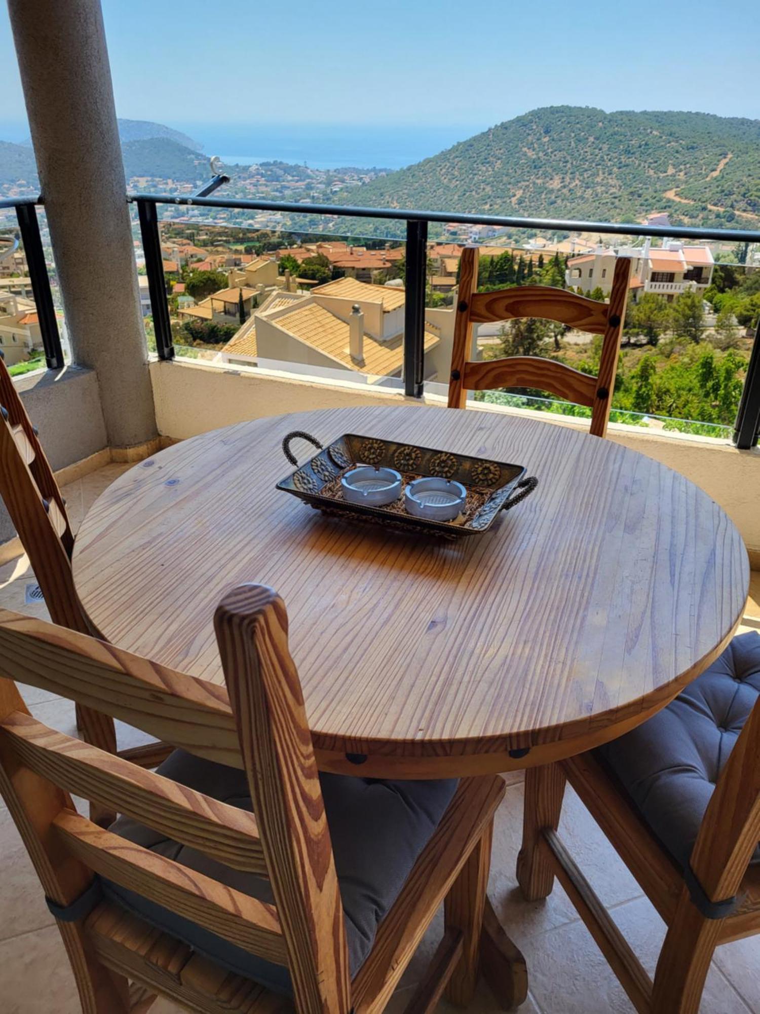 "Stergiou Luxury Apartment 2Nd Floor" Με Κοινη Πισινα Saronida Ruang foto